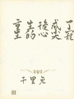 重生后成了陆先生的心尖宠小说