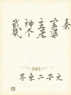 武神主宰秦尘有几个老婆