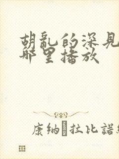 胡乱的深见君在哪里播放