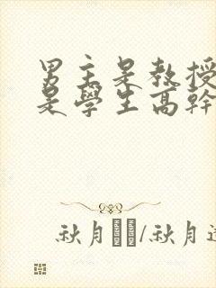 男主是教授女主是学生高干文