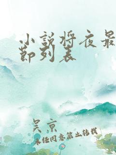 小说将夜最新章节列表