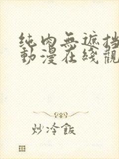 纯肉无遮挡h肉动漫在线观看