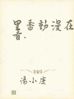 里番动漫在线观看.