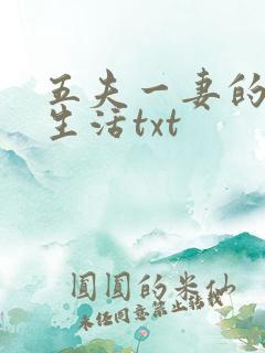 五夫一妻的幸福生活txt