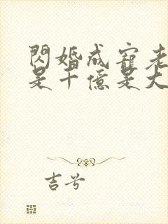 闪婚成宠老公竟是千亿是大佬