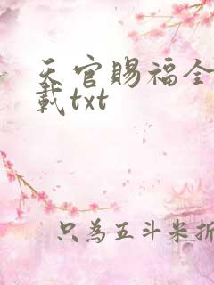 天官赐福全文下载txt