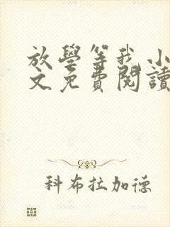 放学等我小说全文免费阅读无弹窗