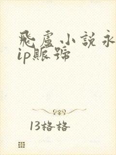 飞卢小说永久vip账号