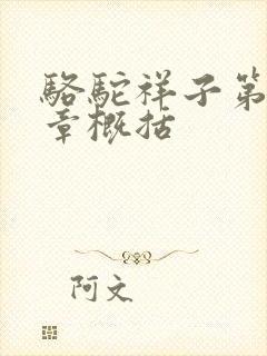 骆驼祥子第11章概括