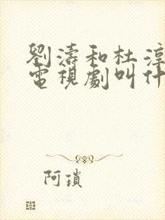 刘涛和杜淳演的电视剧叫什么名字