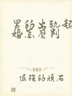 男的出轨起诉离婚怎么判