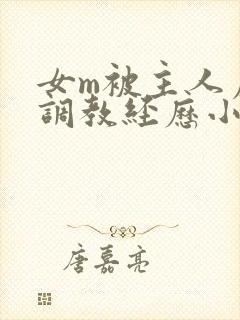 女m被主人虐玩调教经历小说