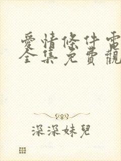 爱情条件电视剧全集免费观看