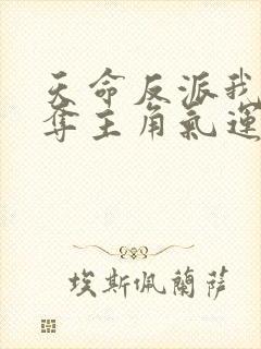 天命反派我靠掠夺主角气运成神正版