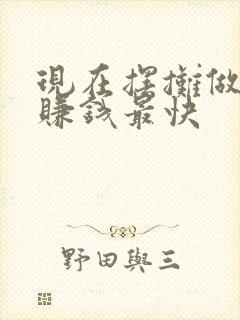 现在摆摊做什么赚钱最快