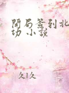 开局签到北冥神功 小说