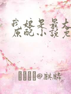 我娘是最大方的原配小说免费阅读