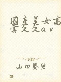 国产美女高潮无套久久aⅴ