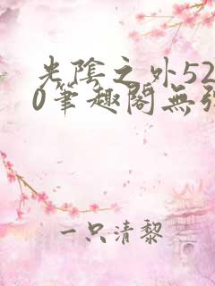 光阴之外5200笔趣阁无弹窗txt