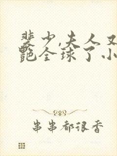 裴少,夫人又惊艳全球了小说第一部