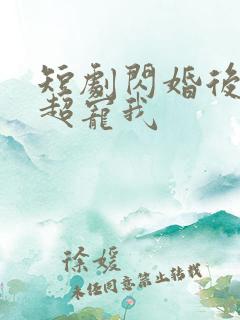 短剧闪婚后大叔超宠我