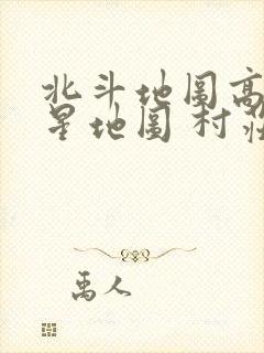 北斗地图高清卫星地图 村庄