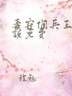 毒宠佣兵王妃小说免费