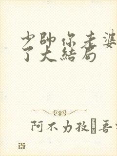 少帅你老婆又跑了大结局