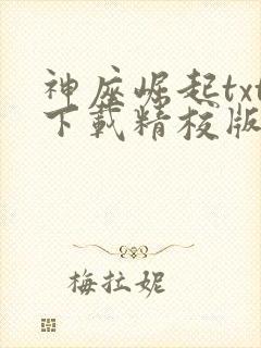 神座崛起txt下载精校版