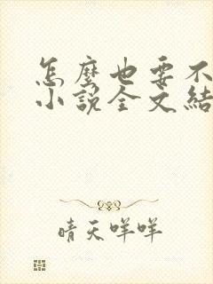 怎么也要不够她小说全文结局无弹窗笔趣阁