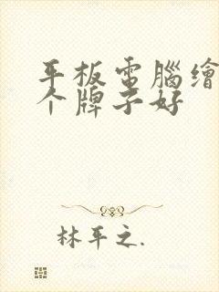 平板电脑绘图哪个牌子好