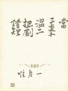 错把温柔当情深短剧二季