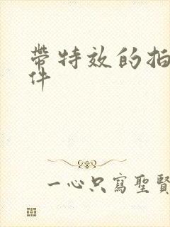 带特效的拍照软件