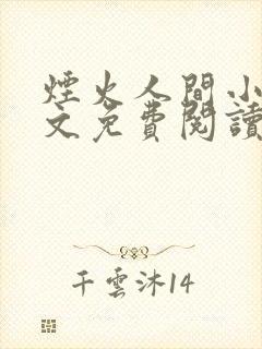 烟火人间小说全文免费阅读