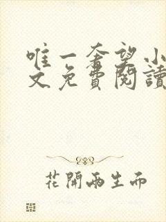 唯一奢望小说全文免费阅读