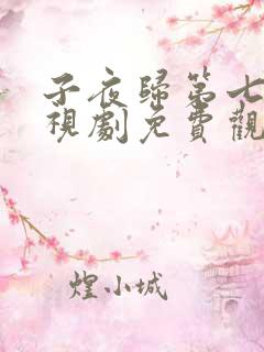 子夜归第七集电视剧免费观看