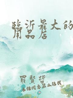 临沂最大的婴儿用品店