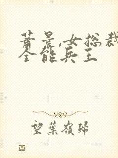 萧晨,女总裁的全能兵王