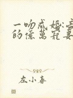 一吻成婚:帝少的亿万宠妻