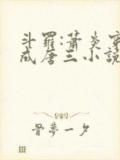 斗罗:萧炎穿越成唐三小说下载txt