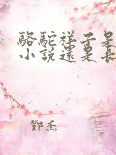 骆驼祥子是短篇小说还是长篇小说