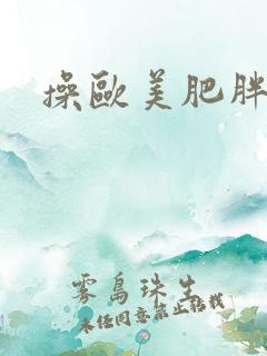 操欧美肥胖女人