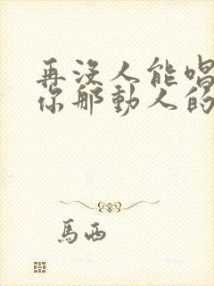 再没人能唱出像你那动人的歌曲,歌名叫什么