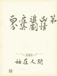 白夜追凶第一季分集剧情