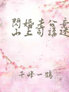 闪婚老公竟是冰山上司讲述的