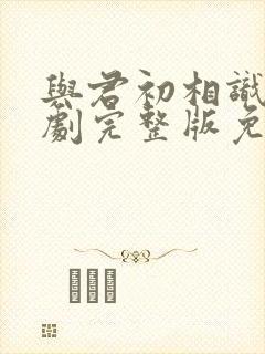 与君初相识电视剧完整版免费高清