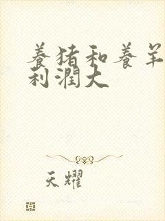 养猪和养羊哪个利润大