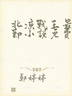 北凉战王最新章节小说免费阅读