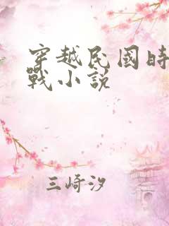 穿越民国时期谍战小说