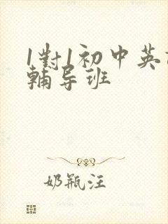 1对1初中英语辅导班